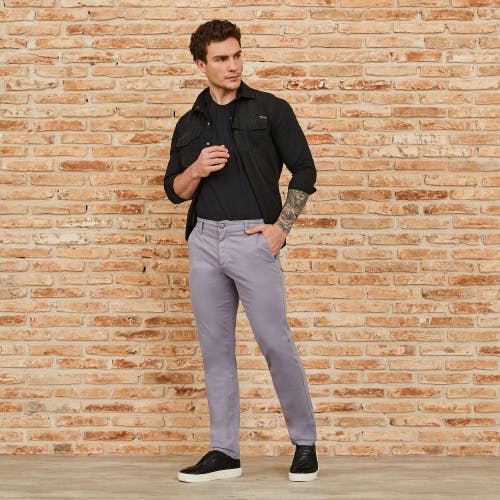 Calça casual slim masculina latreille jeans 